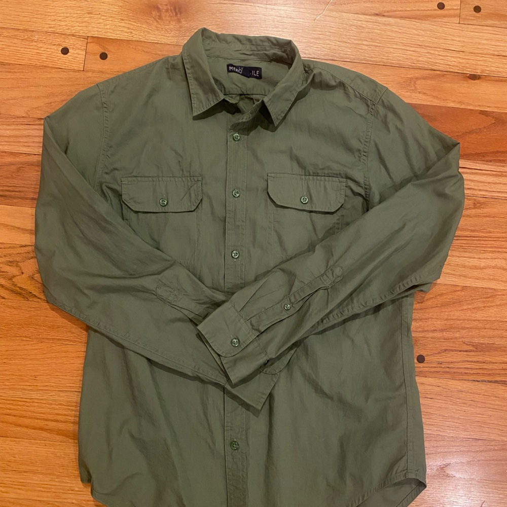 J Crew Mercantile Button Down Shirt